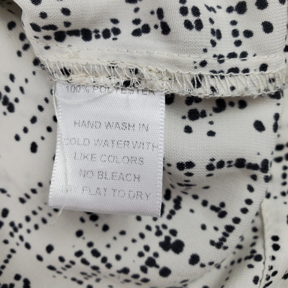 Gibson long sleeve 100% back zip v neck top Small - Picture 4 of 8